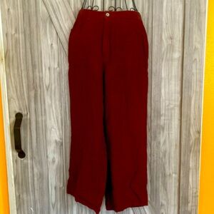 Linen gaucho pants